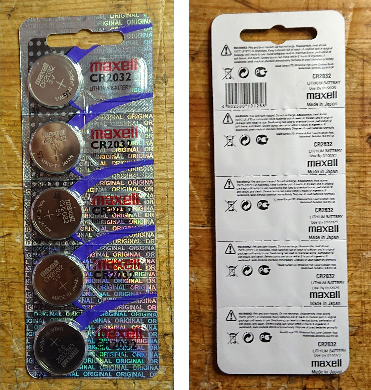 Knappcell CR2032