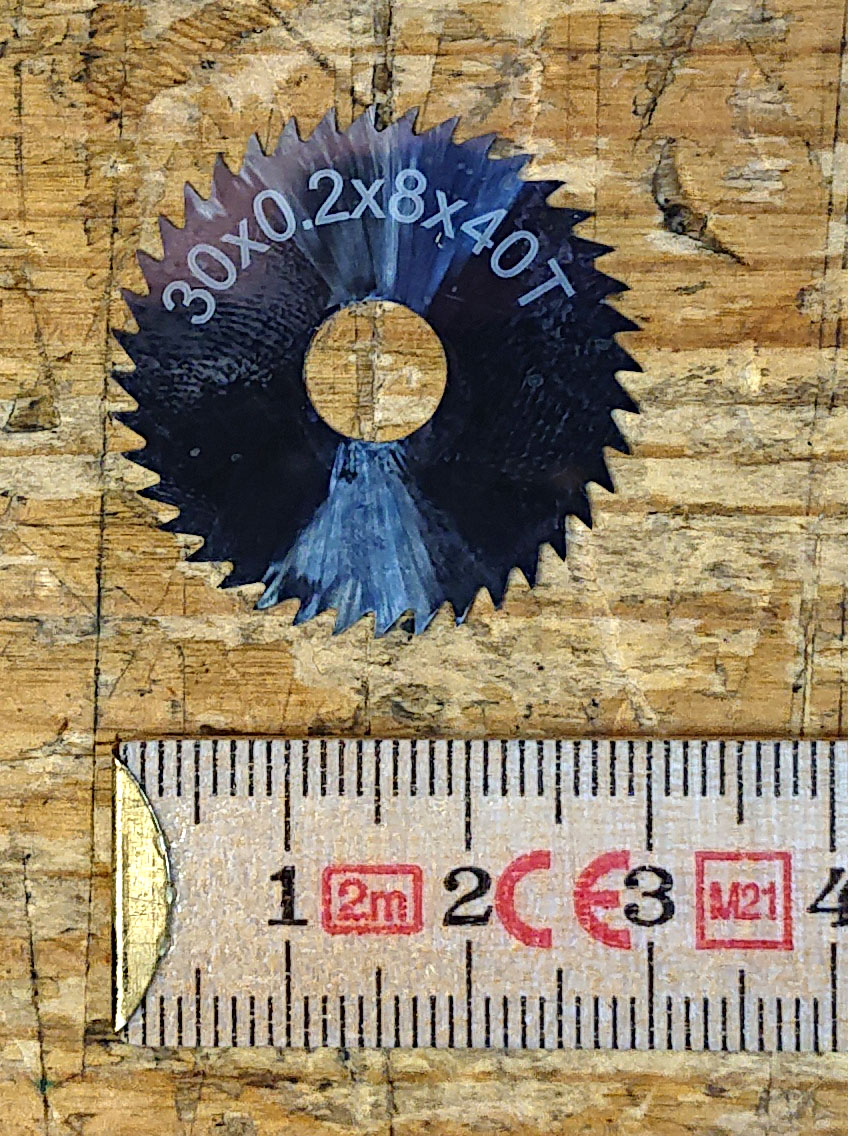 Sågklinga Carbide.