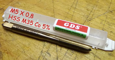 Gängtapp 5,0 HSS Co5%